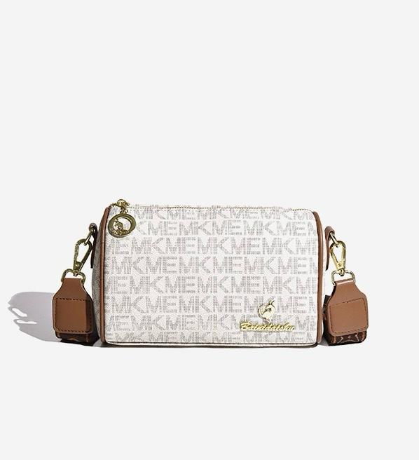 Timeless Elegance Redefined: Crossbody Barrel Bag - Retro PU Shoulder Bag